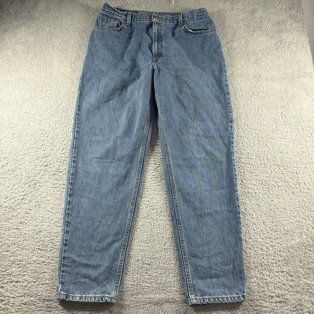 VINTAGE Levi 550 Jeans Misses 16 M Relaxed Fit Tapered Leg Medium Wash